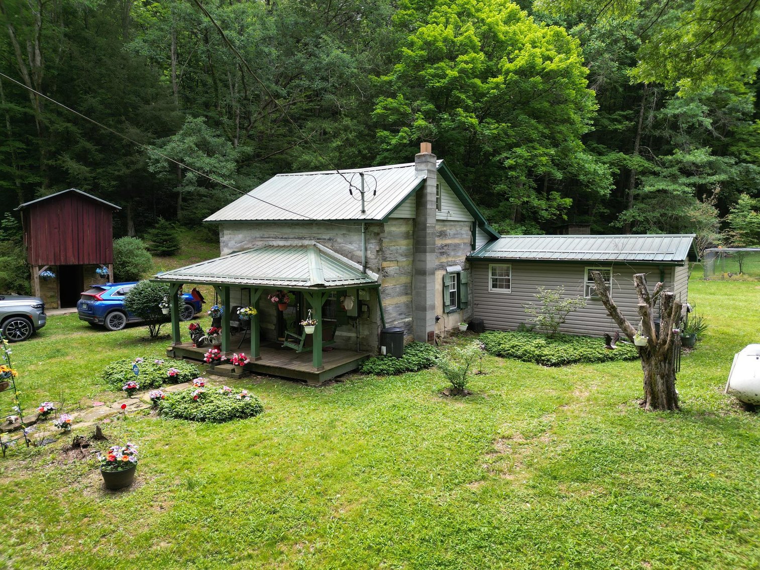 Image for SOLD $209,000 - Remodeled 1800s Log Cabin on 22 Acres in Harrison County