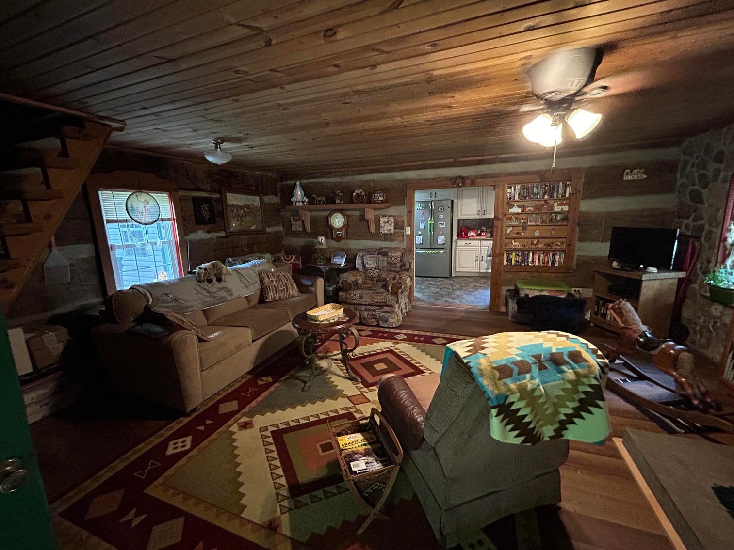 Image for SOLD $209,000 - Remodeled 1800s Log Cabin on 22 Acres in Harrison County