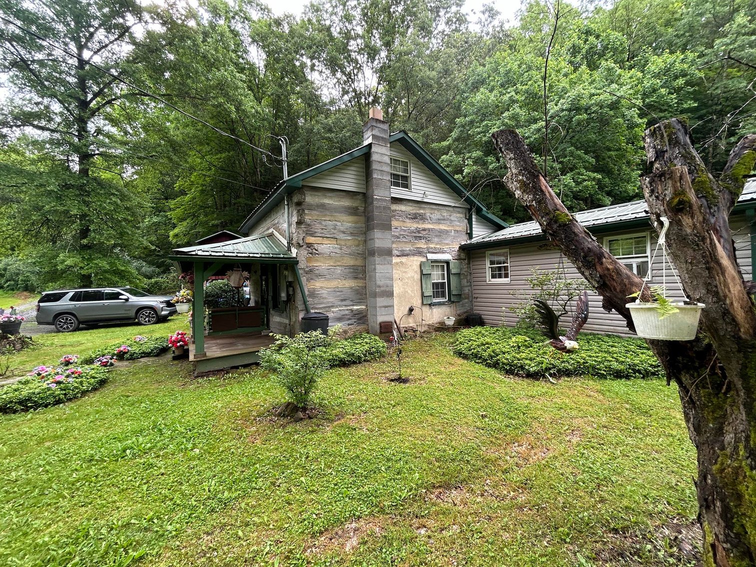 Image for SOLD $209,000 - Remodeled 1800s Log Cabin on 22 Acres in Harrison County