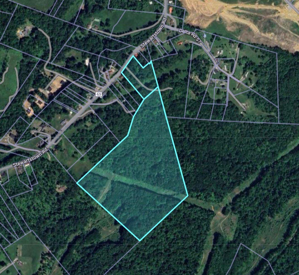 Image for SOLD $231,000 - 42 Acres Along Stewartstown Road near Cheat Lake