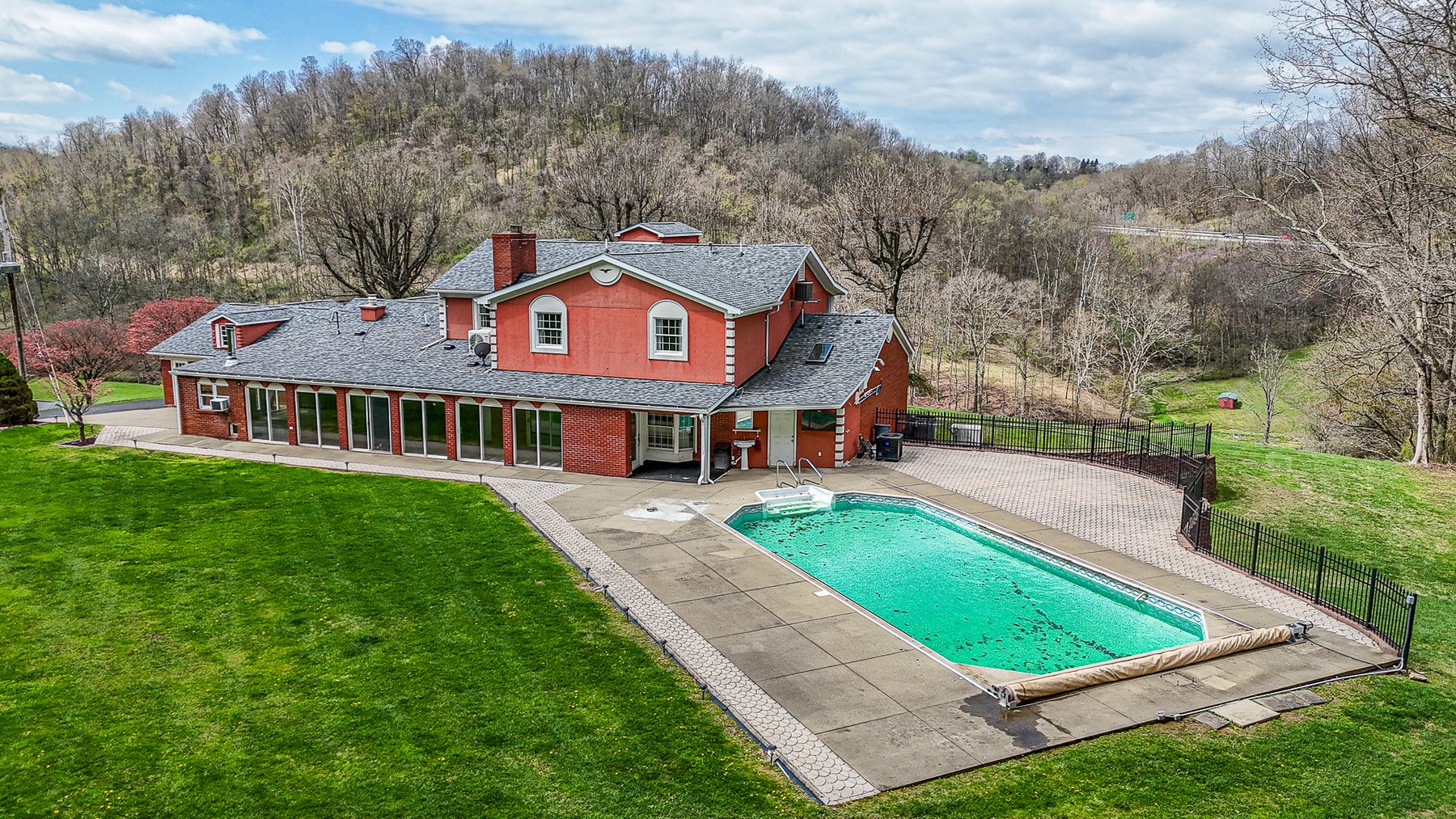 Image for 6,000+ Sq Ft Brick Estate on 10.631± Acres with Pool & Detached Building – Fairmont