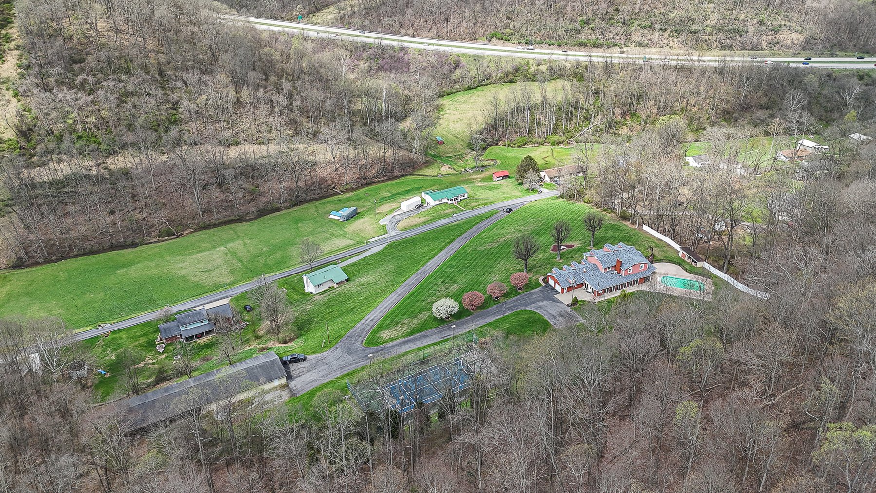 Image for 6,000+ Sq Ft Brick Estate on 10.631± Acres with Pool & Detached Building – Fairmont