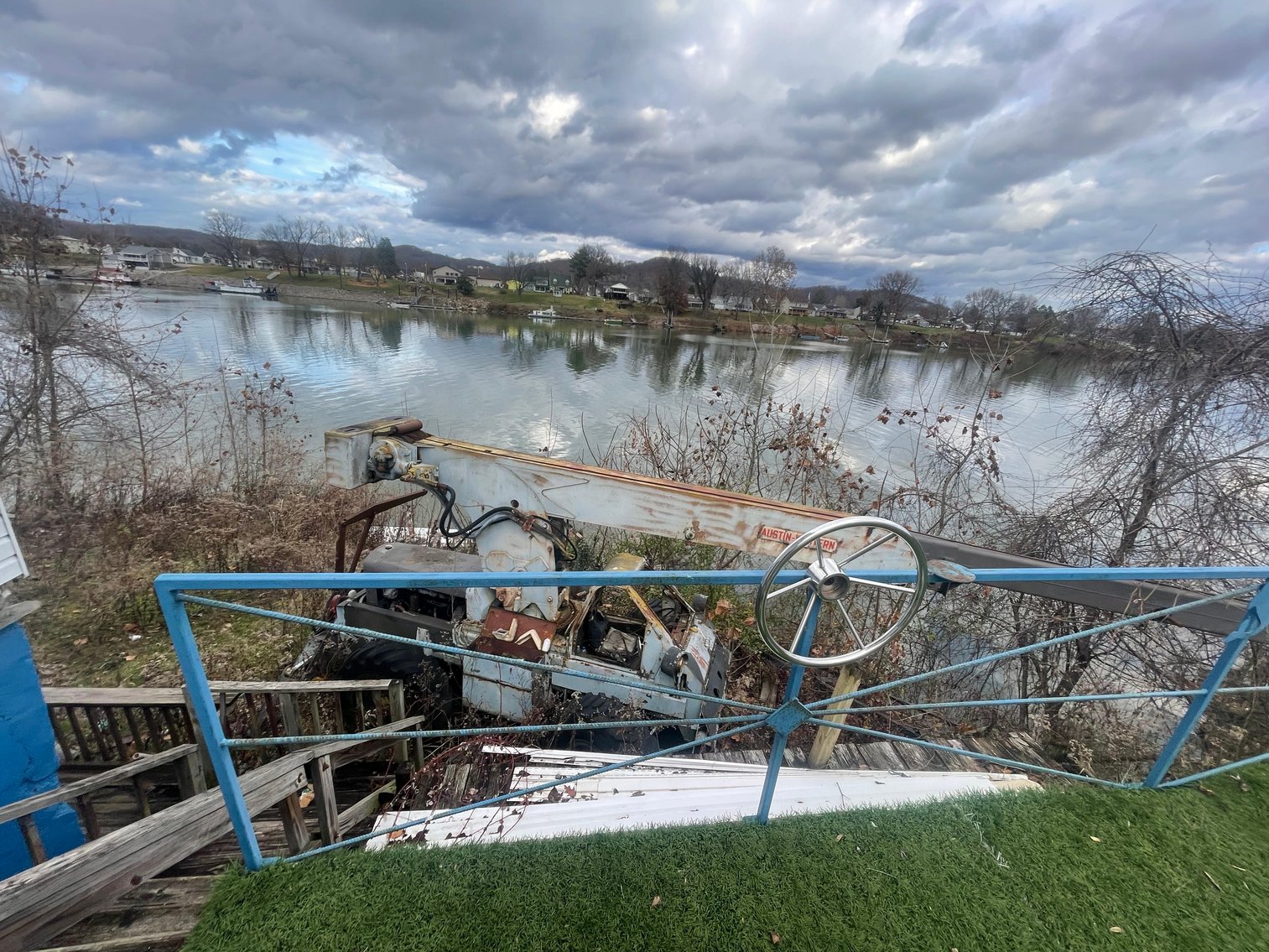 Image for SOLD $38,500 - Unique Riverfront Home with Boat Dock in St. Albans