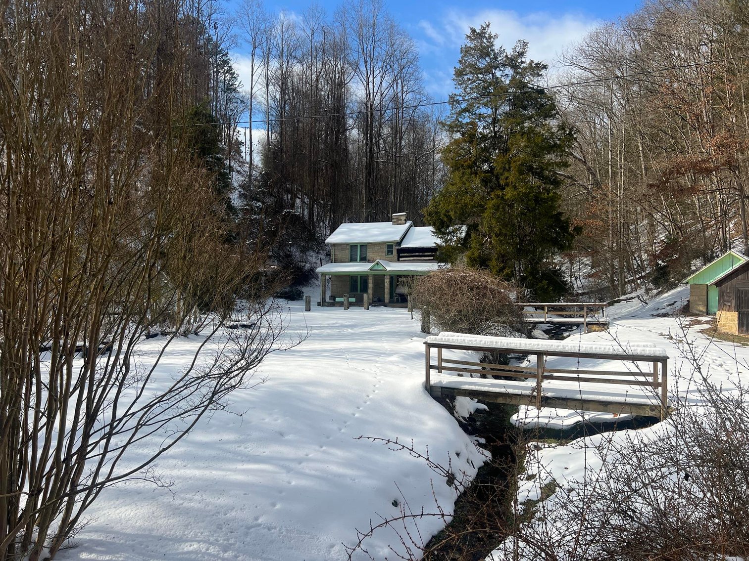 Image for SOLD $203,500 - Colonial Farmhouse on Nearly 12 Acres in Mink Shoals