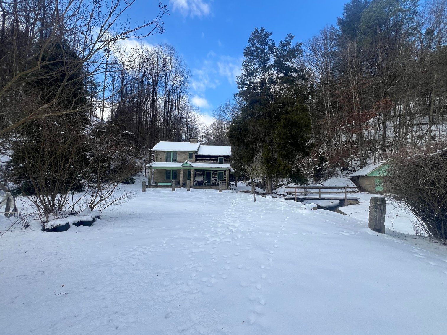 Image for SOLD $203,500 - Colonial Farmhouse on Nearly 12 Acres in Mink Shoals