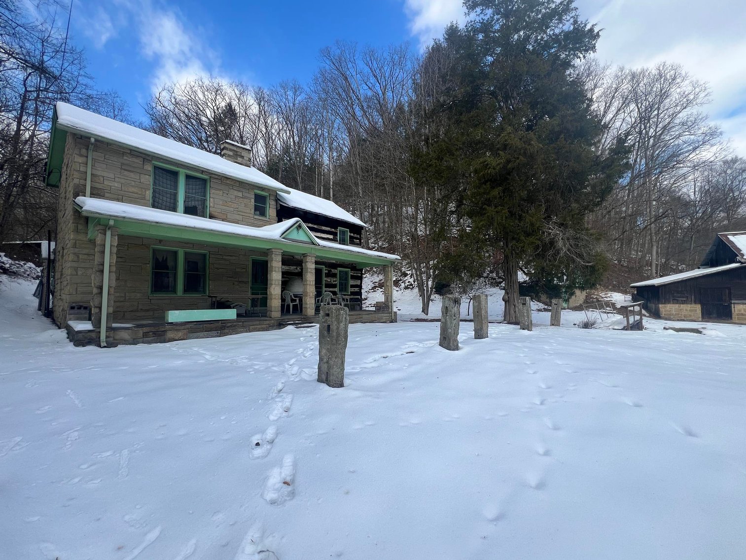 Image for SOLD $203,500 - Colonial Farmhouse on Nearly 12 Acres in Mink Shoals