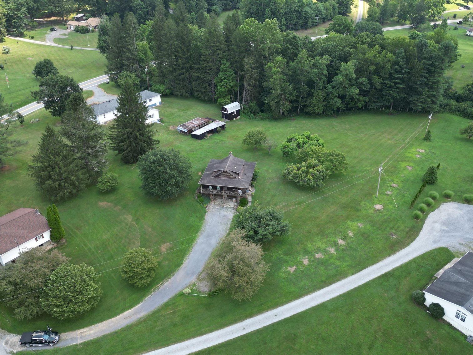 Image for SOLD $137,500 - Beautiful Log Cabin on Nearly 2 Acres in Lumberport