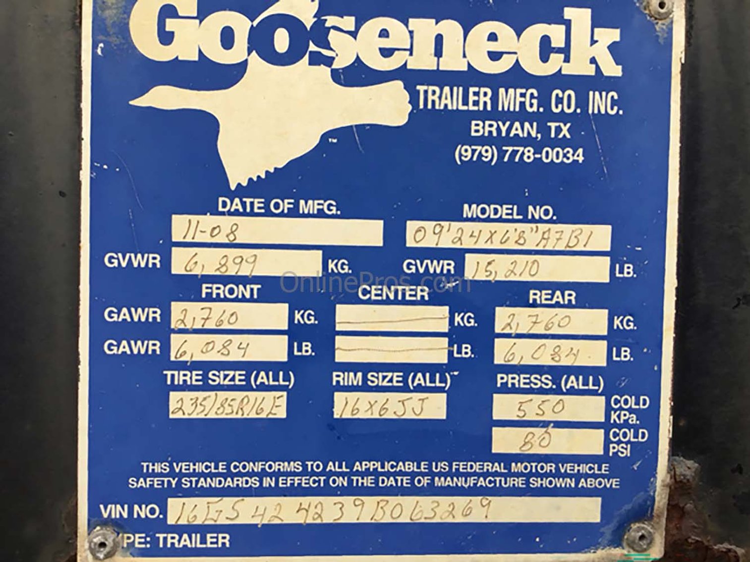 Image for 2009 Gooseneck Livestock Trailer - Tomball, TX