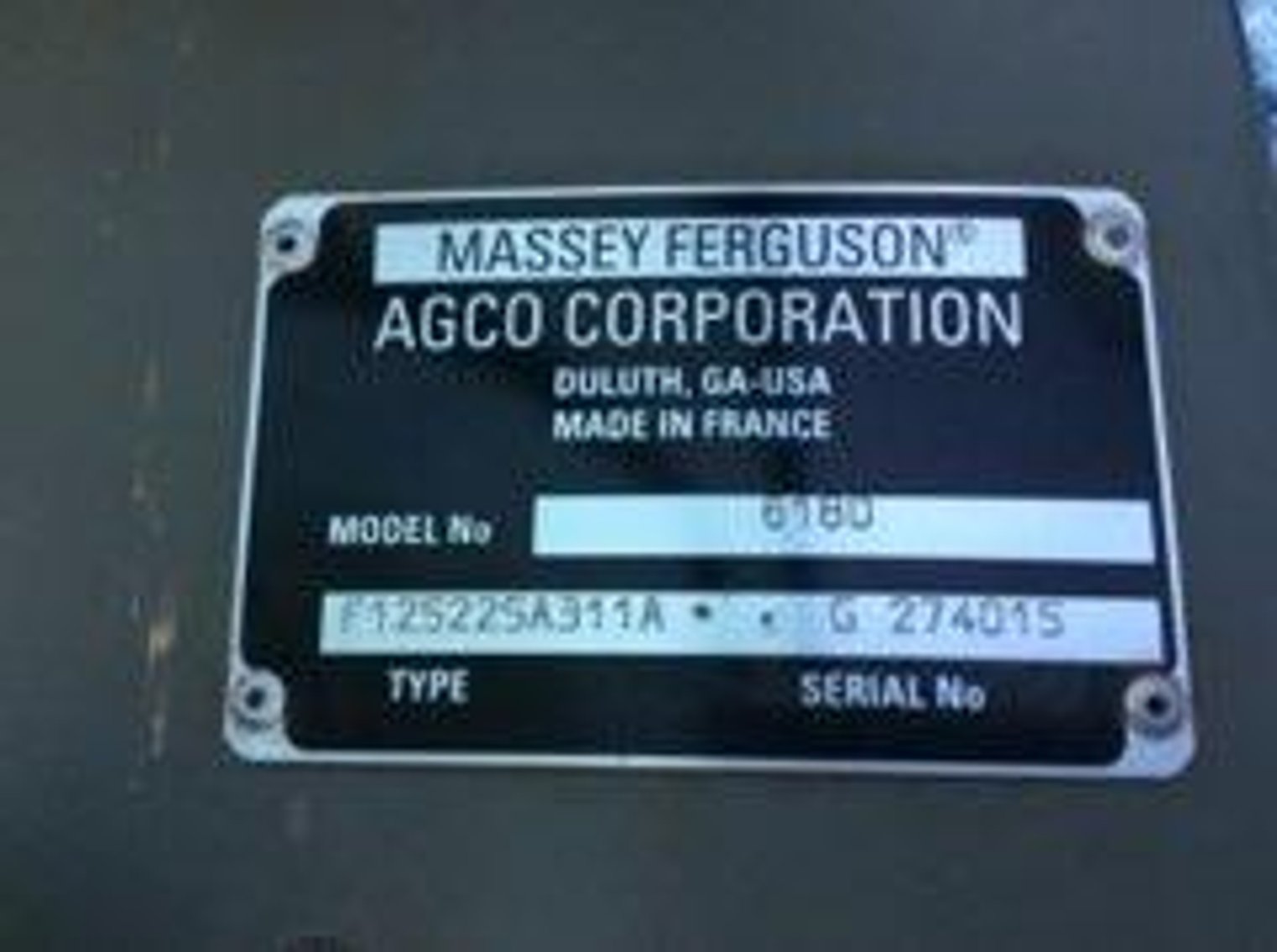 Image for Massey Ferguson 6180 Tractor - Kosse, Texas