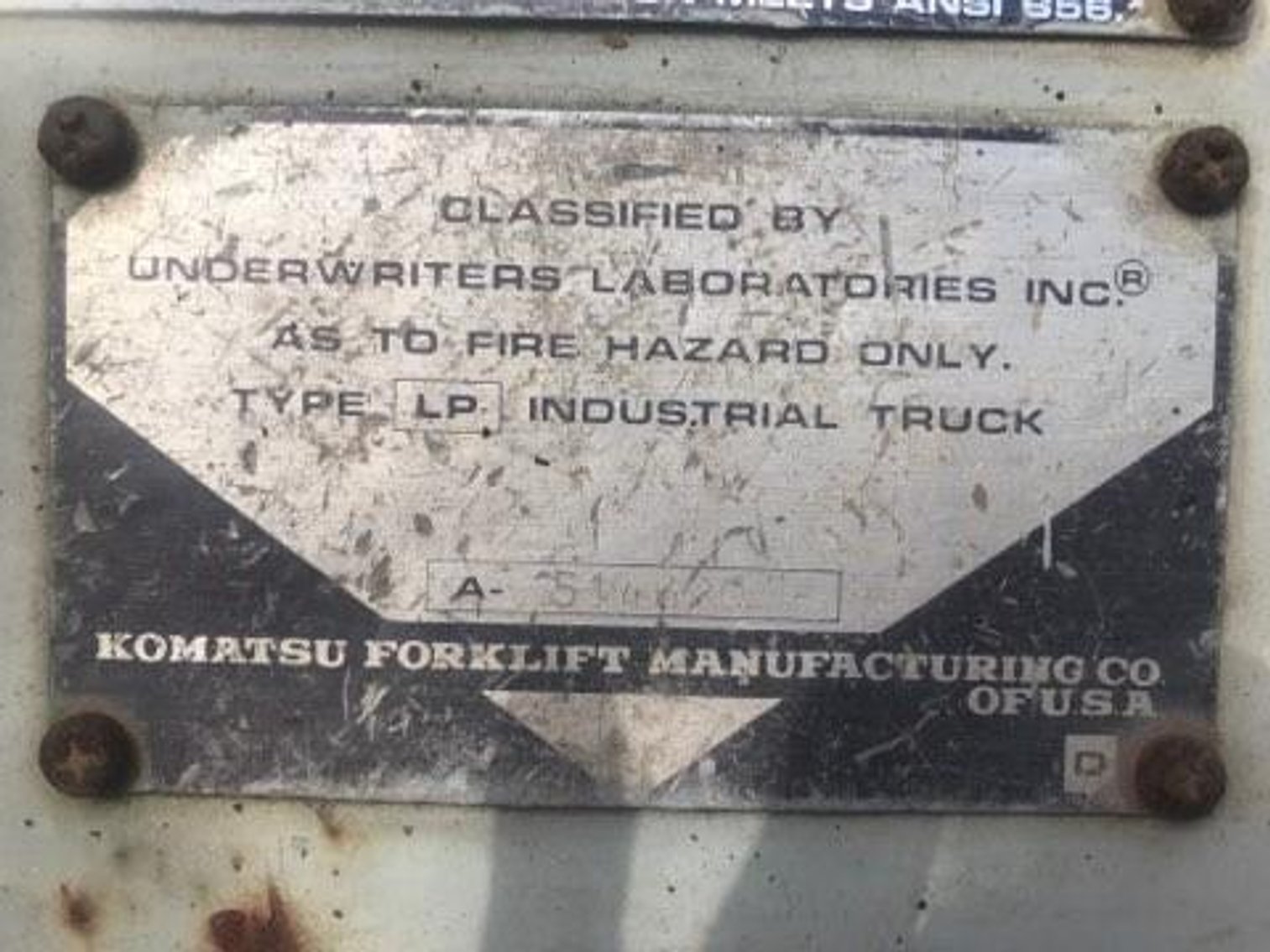 Image for Komatsu Forklift - Tomball, Texas