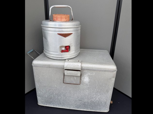 Image for Vintage Ice Chest and Water Cooler