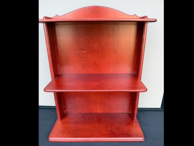 Image for 3-Tier Wall Shelf and Barometer