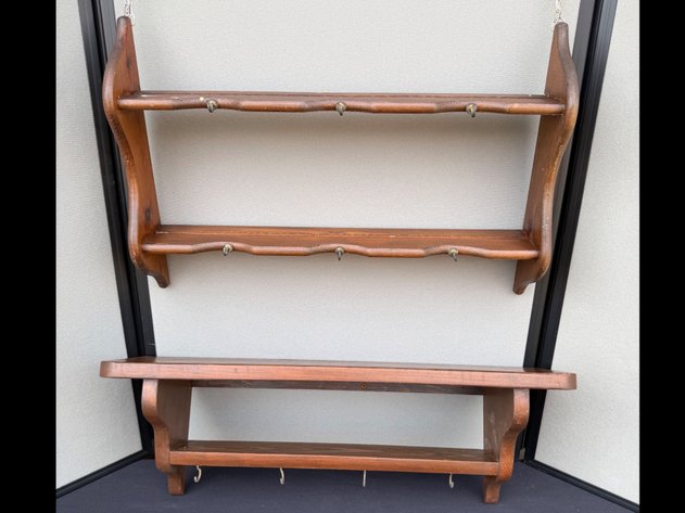 Image for Wall Mounted Wood Shelves