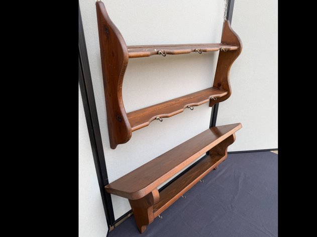 Image for Wall Mounted Wood Shelves