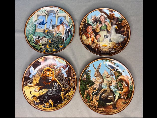 Image for Set of 4 Edwin Knowles Collector Plates