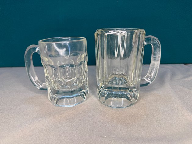 Image for Cowboy Boot and Clear Beer Mugs