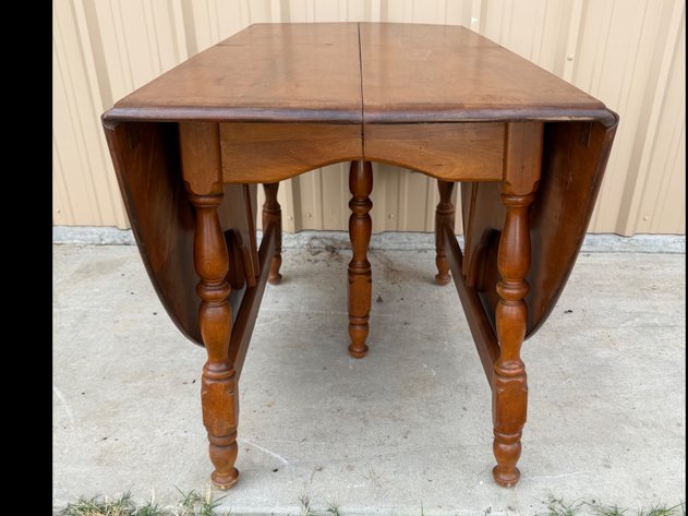 Image for Solid Wood Drop Leaf Table