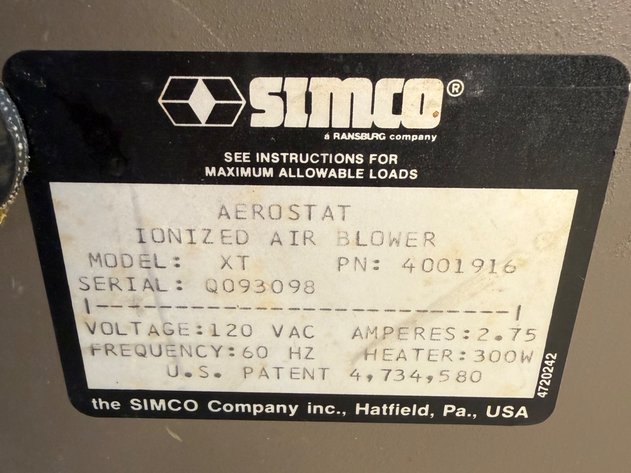Image for Simco Aerostat XT Ionized Air Blower