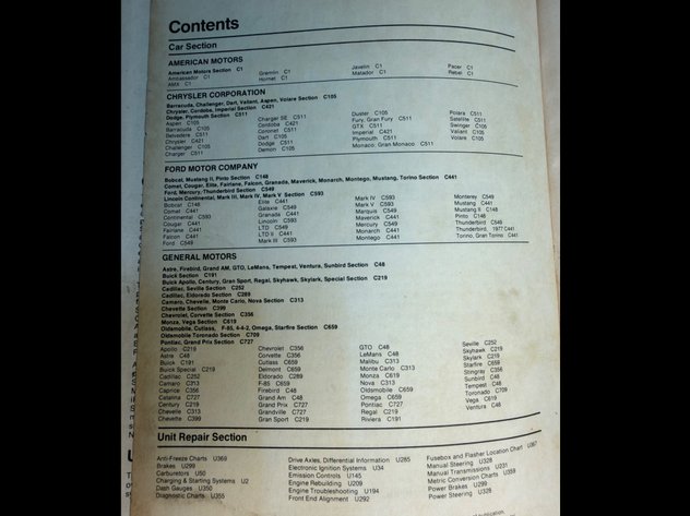 Image for Chilton Auto Repair Manuals 1961-1977