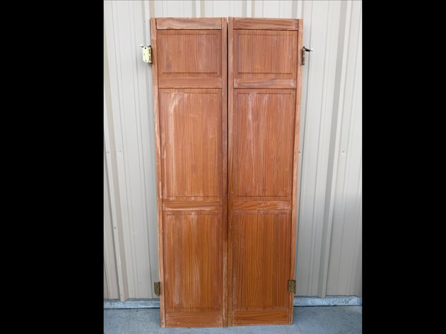 Image for Double Solid Wood Closet Doors
