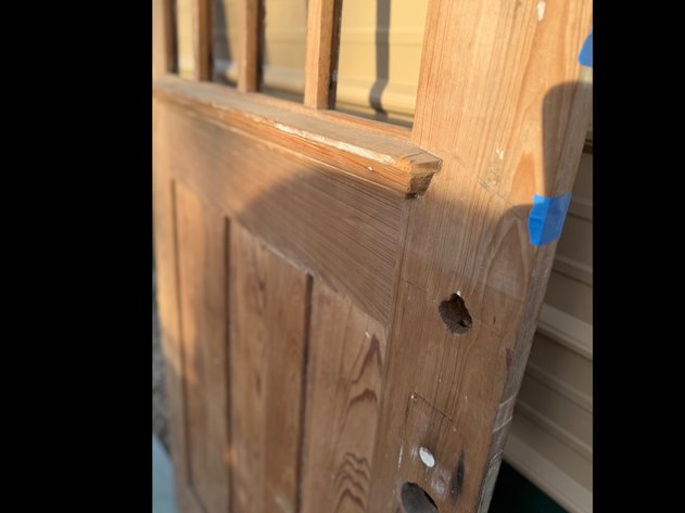 Image for Antique Wood Exterior Door