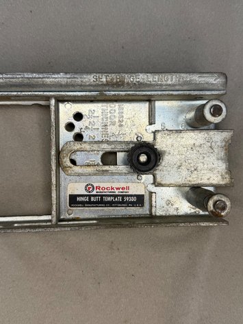 Image for Rockwell Hinge Butt Template