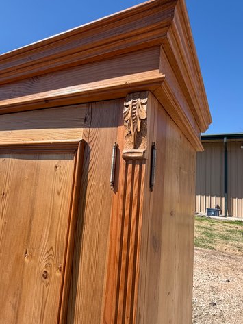 Image for Tall Rustic Wood TV Armoir