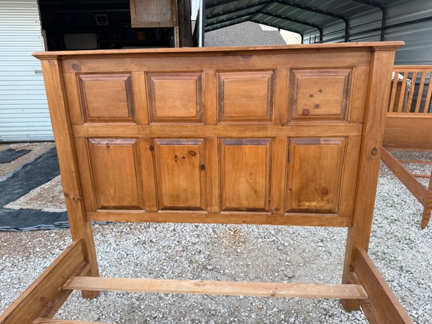 Image for Rustic Wood Bed