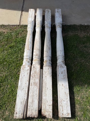 Image for Vintage Turned Wood Posts