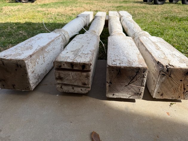 Image for Vintage Turned Wood Posts