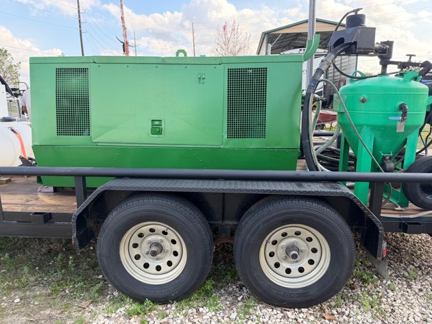 Image for Dustless Media Blaster, Compressor & Trailer Rig