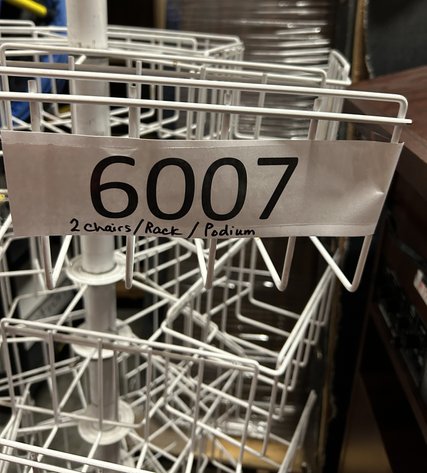 Image for Chairs, Rack and Podium