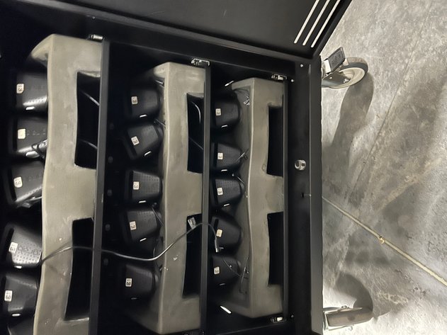 Image for Charging Cart with VR Goggles