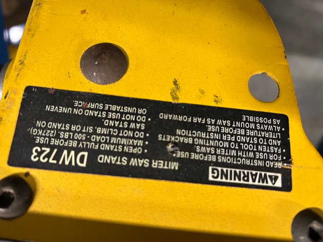 Image for DeWalt Double Bevel Sliding Compound Miter Saw