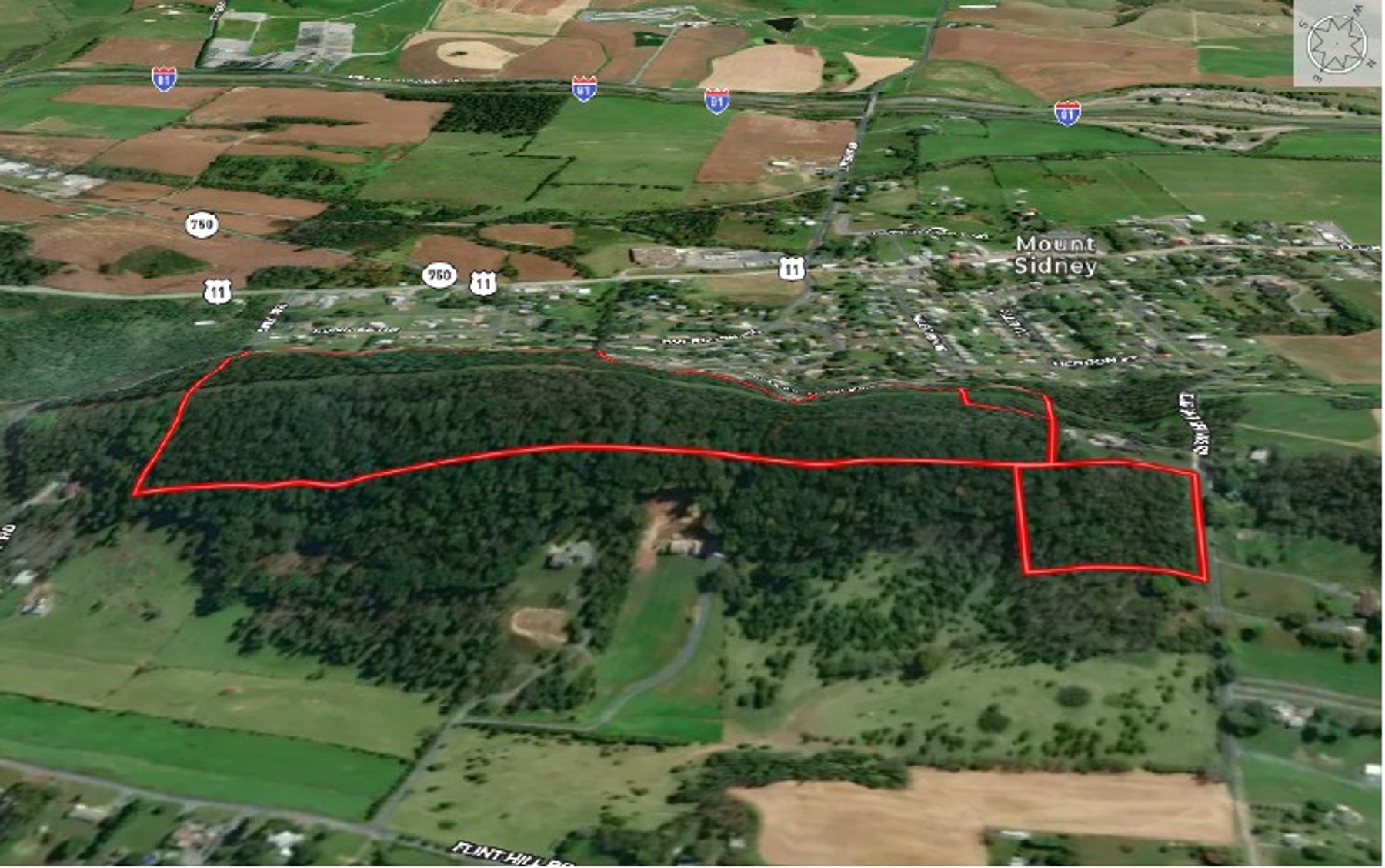 Image for Top Of The Mountain - 55 Acres Zoned SF Residential In Mount Sidney VA