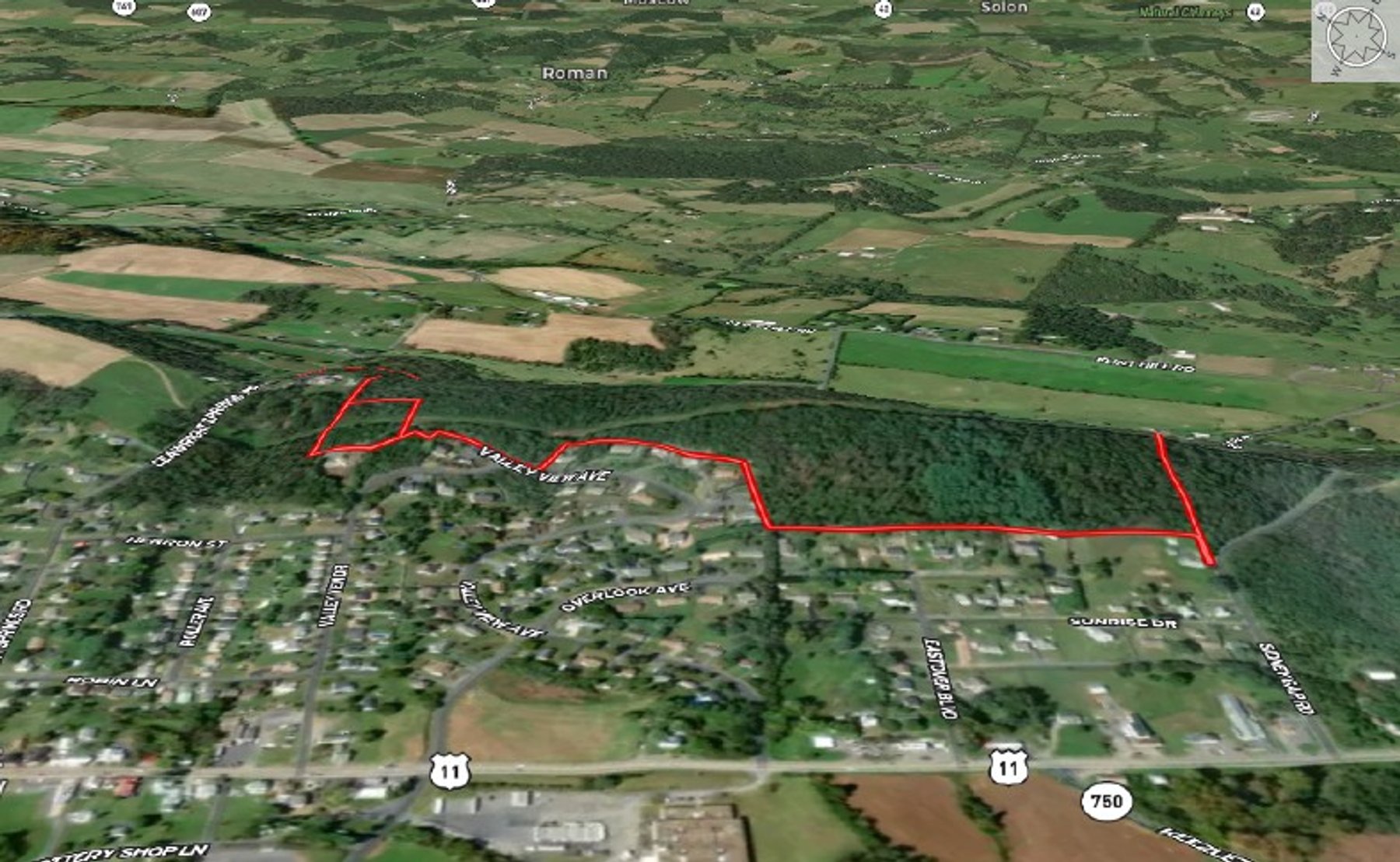Image for Top Of The Mountain - 55 Acres Zoned SF Residential In Mount Sidney VA