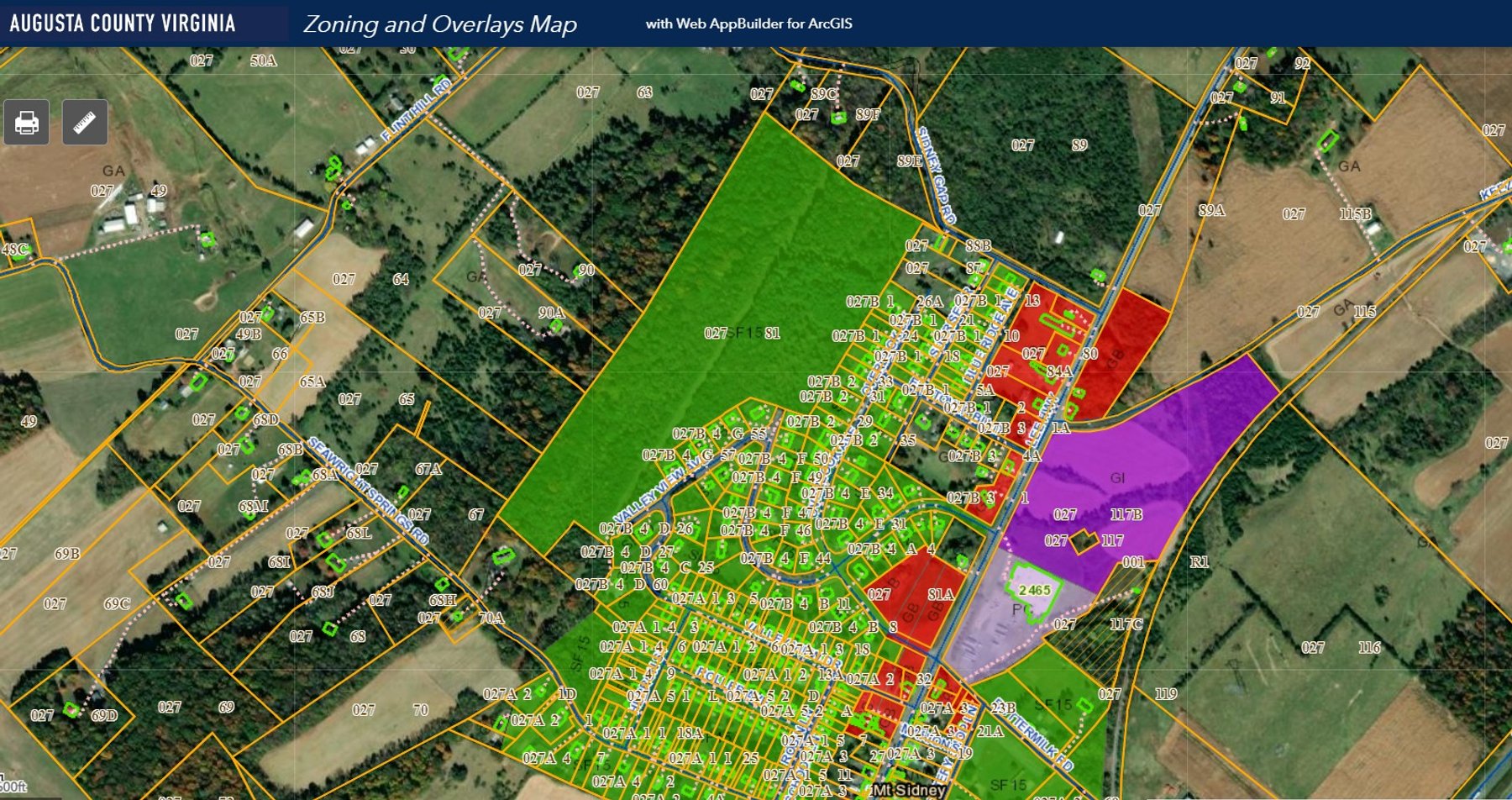 Image for Top Of The Mountain - 55 Acres Zoned SF Residential In Mount Sidney VA