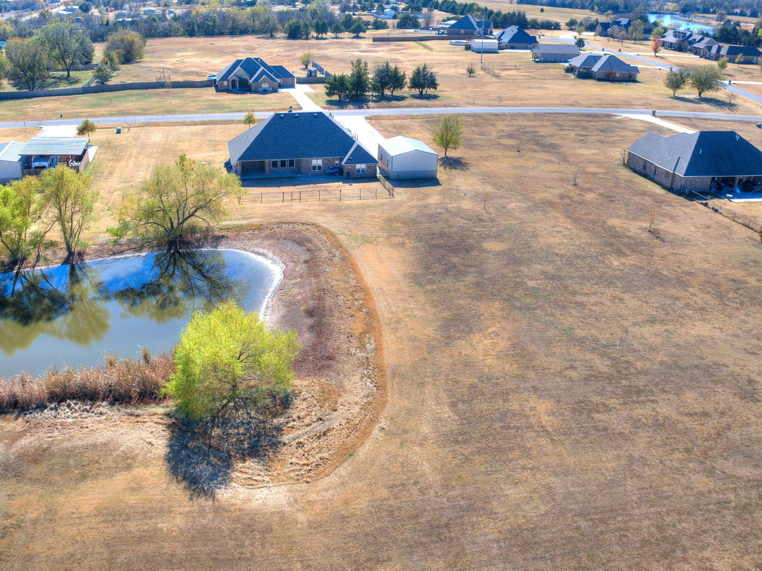 Image for 5861 Whispering Lakes Dr, Noble, OK - Beautiful Home, Shop, & Acreage
