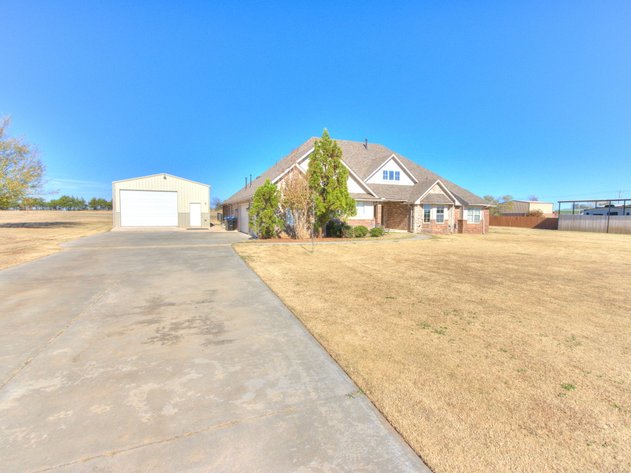 Image for 5861 Whispering Lakes Dr, Noble, OK - Beautiful Home, Shop, & Acreage
