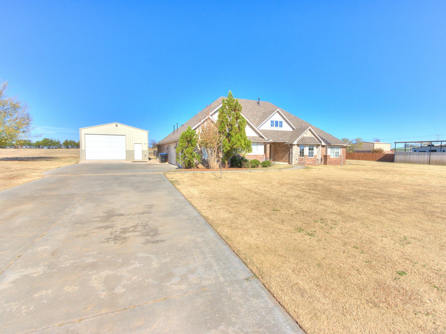 Image for 5861 Whispering Lakes Dr, Noble, OK - Beautiful Home, Shop, & Acreage