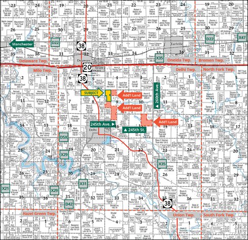 Image for Delaware Co., IA - 68.46 Ac., m/l - 010-3246-01