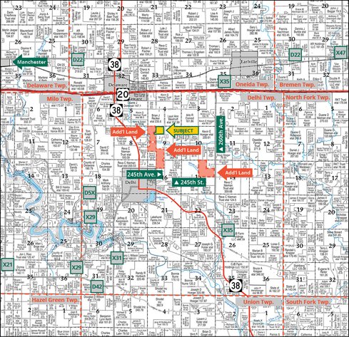 Image for Delaware Co., IA - 40.54 Ac., m/l (010-3246-02)