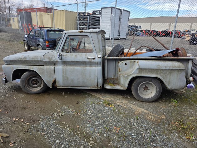 1966 Chevrolet C10 Step Side Rolling Project