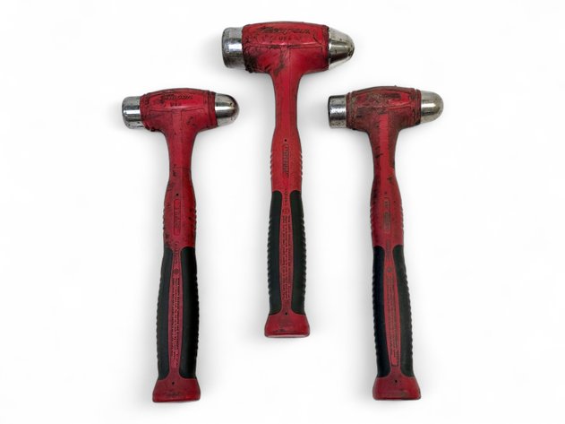 Three Snap-on Ball Peen Dead Blow Hammers