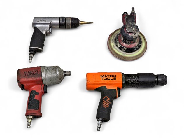 Matco Tools Pneumatic Drill, Impact Wrench, Orbital Sander & More