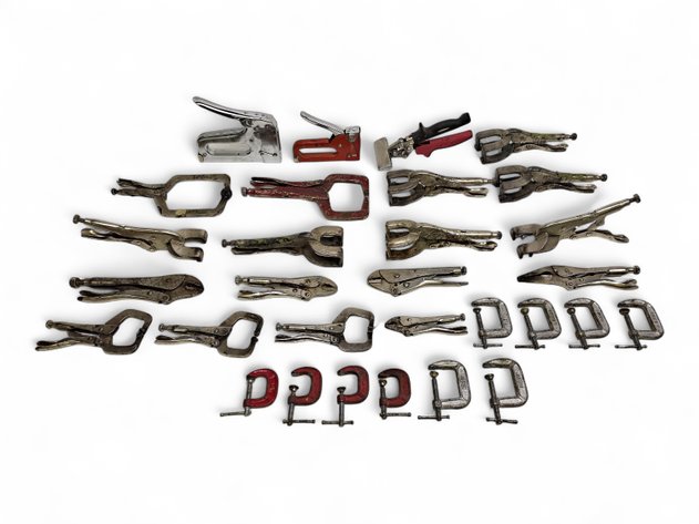 Staple Guns, Hand Seamer, Vice Grips, Locking Pliers & C-Clamps