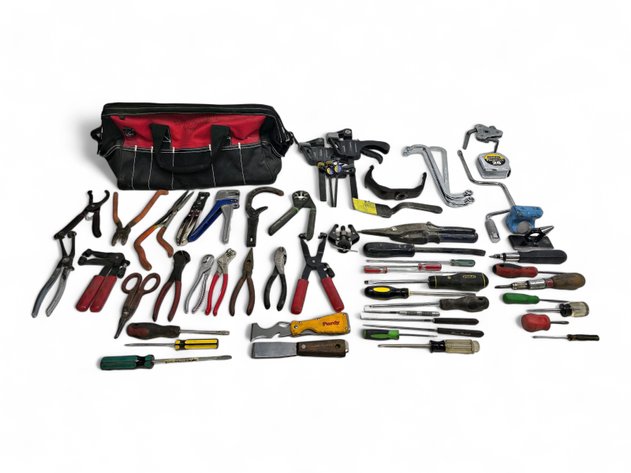 Husky Tool Bag, Purdy 10-In-1 Multi-Tool, Tape Measure & More