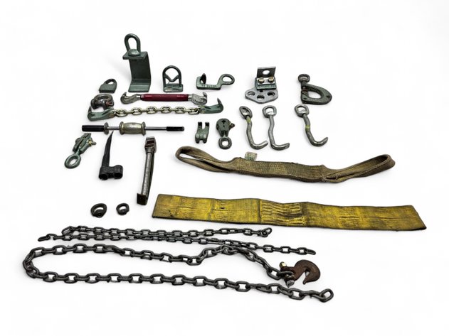 Grab Hook w/ Chain, Lifting Slings, Slide Hammer & More