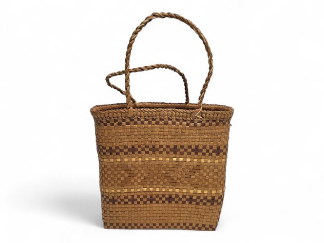 A Northwest Coast Cedar Bark Basket