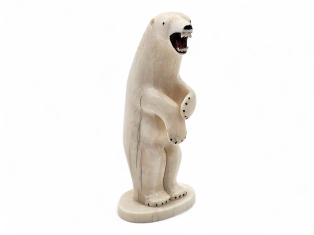 Large King Island Polar Bear Figurine - John Kokuluk, Jr.